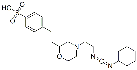 cyclohexyl[2-(2-methylmorpholino)ethyl]carbodiimide monotoluene-p-sulphonate Struktur