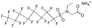 ammonium N-ethyl-N-[(heptadecafluorooctyl)sulphonyl]glycinate 