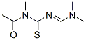 Acetamide,  N-[[[(dimethylamino)methylene]amino]thioxomethyl]-N-methyl- Struktur