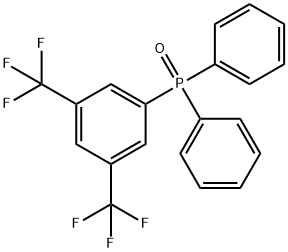 3,5-BIS(TRIFLUOROMETHYL)PHENYL DIPHENYLPHOSPHINE OXIDE Struktur