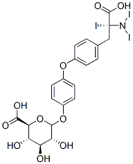 triiodothyronine glucuronide Struktur