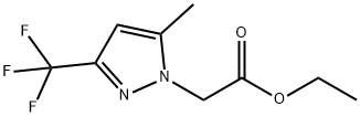 (5-METHYL-3-TRIFLUOROMETHYL-PYRAZOL-1-YL)-ACETIC ACID ETHYL ESTER Struktur