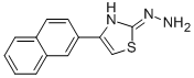 4-(2-NAPHTHALENYL)-2(3H)-THIAZOLONE HYDRAZONE Struktur