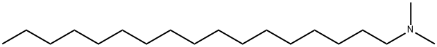 N,N-dimethylheptadecylamine Struktur