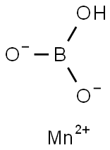 manganese(2+) hydrogen orthoborate Struktur