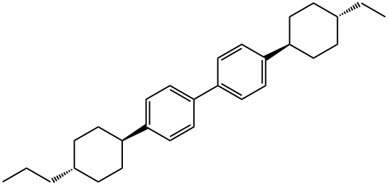 TRANS,TRANS-4''-(4-PROPYLCYCLOHEXYL)-4-(4-ETHYLCYCLOHEXYL)-BIPHENYL Struktur