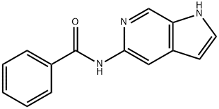 N-1H-吡咯并[2,3-C]吡啶-5-基苯甲酰胺 結(jié)構(gòu)式