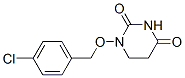 1-[(4-chlorophenyl)methoxy]-1,3-diazinane-2,4-dione Struktur