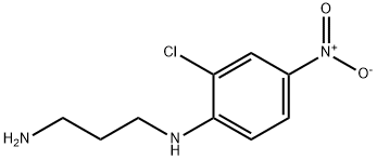 N-(2-chloro-4-nitrophenyl)propane-1,3-diamine Struktur