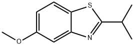 Benzothiazole, 5-methoxy-2-(1-methylethyl)- (9CI) Struktur