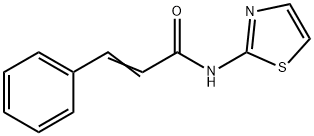 3-phenyl-N-(1,3-thiazol-2-yl)acrylamide Struktur