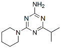 4-Isopropyl-6-(1-piperidinyl)-1,3,5-triazin-2-amine Struktur