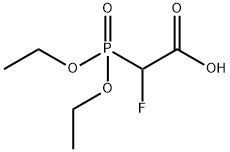 diethylphosphonofluoroacetic acid Struktur