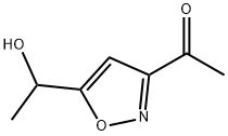 Ethanone, 1-[5-(1-hydroxyethyl)-3-isoxazolyl]- (9CI) Struktur