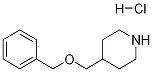 4-[(BENZYLOXY)METHYL]PIPERIDINE HYDROCHLORIDE Struktur