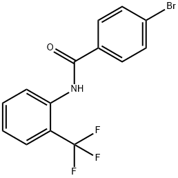 4-bromo-N-[2-(trifluoromethyl)phenyl]benzamide Struktur