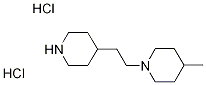 4-Methyl-1-[2-(4-piperidinyl)ethyl]piperidinedihydrochloride Struktur