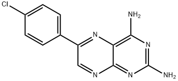 2,4-Diamino-6-(p-chlorophenyl)pteridine Struktur