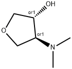 3-HYDROXY-4-(N,N-DIMETHYLAMINO)-TETRAHYDROFURAN Struktur