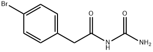 4-bromophenylacetylurea Struktur