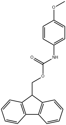 Carbamic acid, (4-methoxyphenyl)-, 9H-fluoren-9-ylmethyl ester (9CI) Struktur