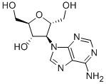 3-(6-AMINO-9H-PURIN-9-YL)-2,5-ANHYDRO-3-DEOXY-D-MANNITOL Struktur