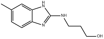 3-(5-METHYL-1H-BENZOIMIDAZOL-2-YLAMINO)-PROPAN-1-OL Struktur