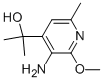 2-(3-AMINO-2-METHOXY-6-METHYLPYRIDIN-4-YL)PROPAN-2-OL Struktur