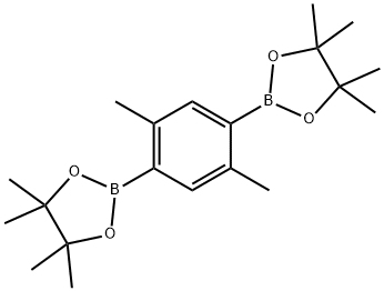 2,2’-(2,5-Dimethyl-1,4-phenylene)bis(4,4,5,5-tetramethyl-1,3,2-dioxaborolane) Struktur