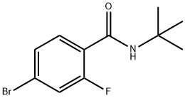 4-BroMo-N-t-butyl-2-fluorobenzaMide Struktur