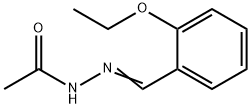 Acetic acid, [(2-ethoxyphenyl)methylene]hydrazide (9CI) Struktur