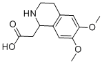 6,7-DIMETHOXY-1,2,3,4-TETRAHYDRO-1-ISOQUINOLINE ACETIC ACID MONOHYDRATE, 99 Struktur