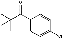 4'-CHLORO-2,2-DIMETHYLPROPIOPHENONE Struktur