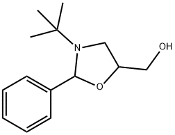 3-(1,1-dimethylethyl)-2-phenyloxazolidine-5-methanol Struktur