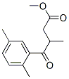 3-(2,5-Dimethylbenzoyl)butyric acid methyl ester Struktur