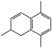 1,4,6-trimethyl-5,6-dihydronaphthalene Struktur