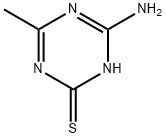 1,3,5-Triazine-2(1H)-thione,4-amino-6-methyl-(9CI) Struktur