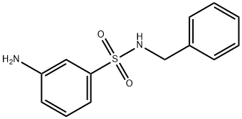 3-AMINO-N-BENZYLBENZENESULFONAMIDE Struktur