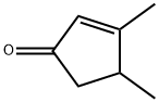 3,4-dimethylcyclopent-2-en-1-one  Struktur