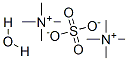 TETRAMETHYLAMMONIUM SULFATE HYDRATE  96 Struktur