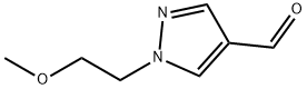 1H-Pyrazole-4-carboxaldehyde, 1-(2-methoxyethyl)- (9CI) Struktur