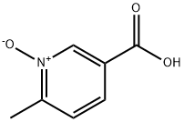 6-MethylnicotinicacidN-oxide Struktur