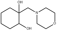 1,2-Cyclohexanediol, 1-(4-morpholinylmethyl)- (9CI) Struktur