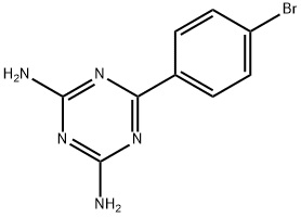 6-(4-BROMOPHENYL)-1,3,5-TRIAZINE-2,4-DIAMINE Struktur