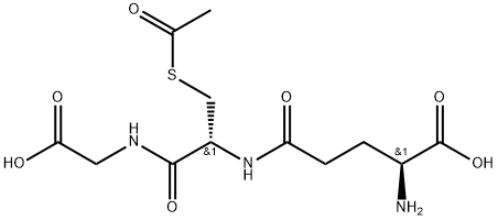 S-Acetyl-L-glutathione Struktur