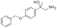 1-AMINO-2-(4-BENZYLOXY-PHENYL)-PROPAN-2-OL Struktur