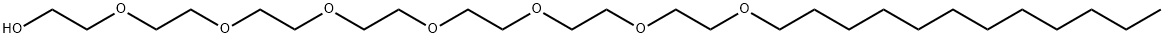 HEPTAETHYLENE GLYCOL MONODODECYL ETHER Struktur