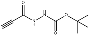 Hydrazinecarboxylic acid, 2-(1-oxo-2-propynyl)-, 1,1-dimethylethyl ester (9CI) Struktur