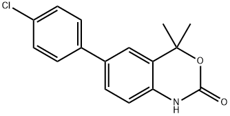 6-(4-CHLOROPHENYL)-4,4-DIMETHYL-1H-BENZO[D][1,3]OXAZIN-2(4H)-ONE Struktur