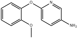 6-(2-methoxyphenoxy)pyridin-3-amine Struktur